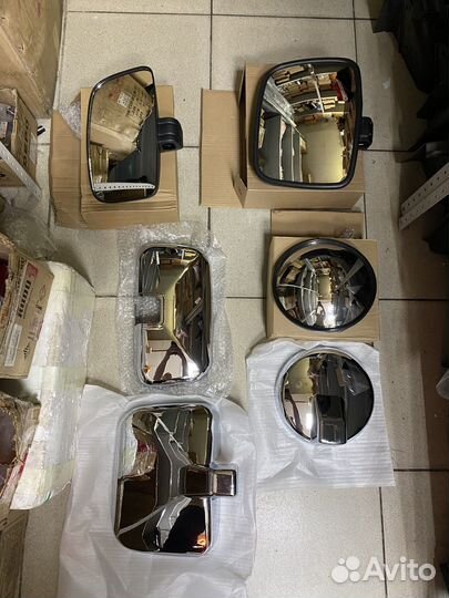 Накладки хром. и зеркала Hino Isuzu Forward, Giga