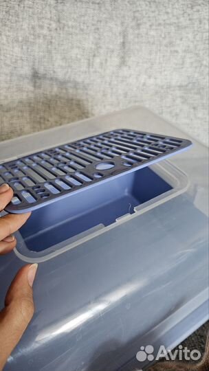 Террариум с полупрозрачной крышкой 42х31х23