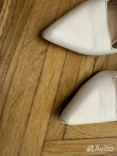 Туфли белые jacquemus