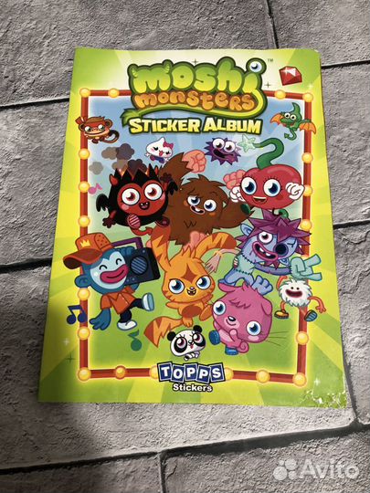 Moshi Monsters Sticker Album topps