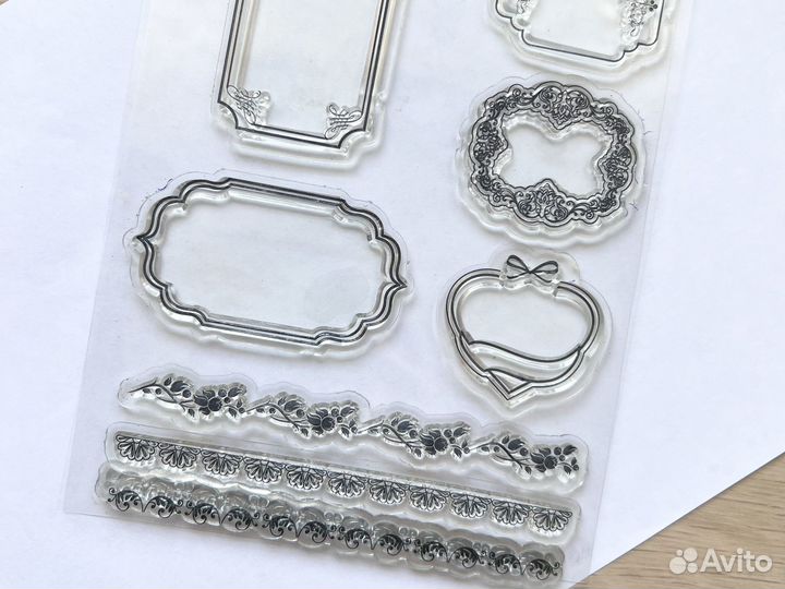 Штампы для скрапбукинга Рамки
