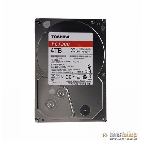 Жесткий диск 4000Gb Toshiba hdwd240uzsva
