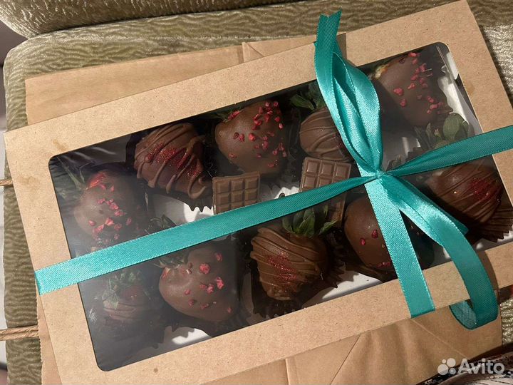 Клубника шоколаде