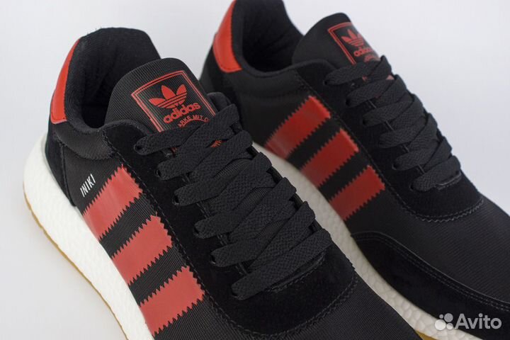 Кроссовки Adidas Iniki Runner Boost Black / Red