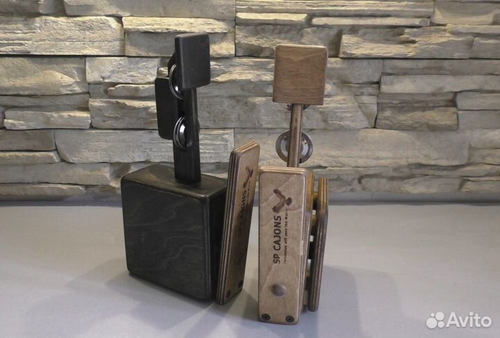 Аксессуар для кахона. Кастаньета + Джинги