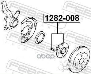 Ступица 1282-008 1282-008 Febest