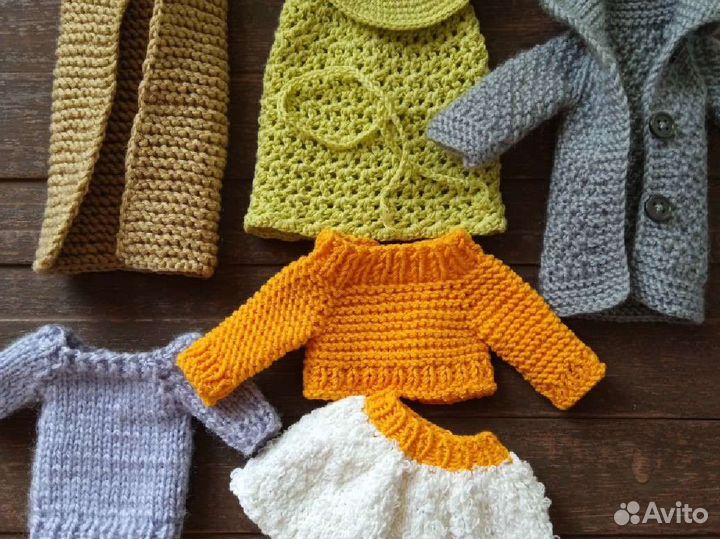 Вязаная одежда для Барби