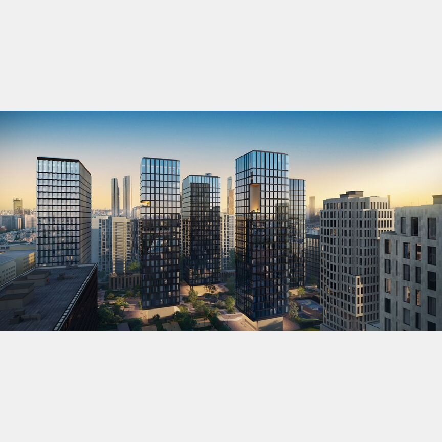 2-к. квартира, 86,9 м², 9/23 эт.