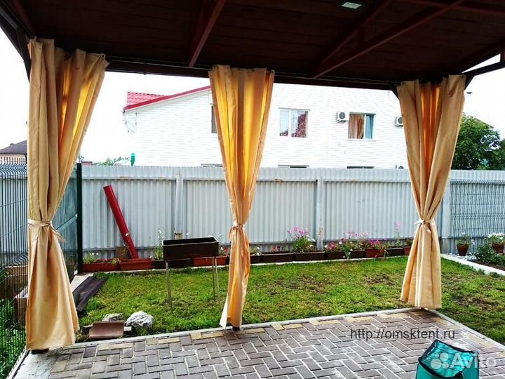 Уличные шторы для беседки из ткани оксфорд