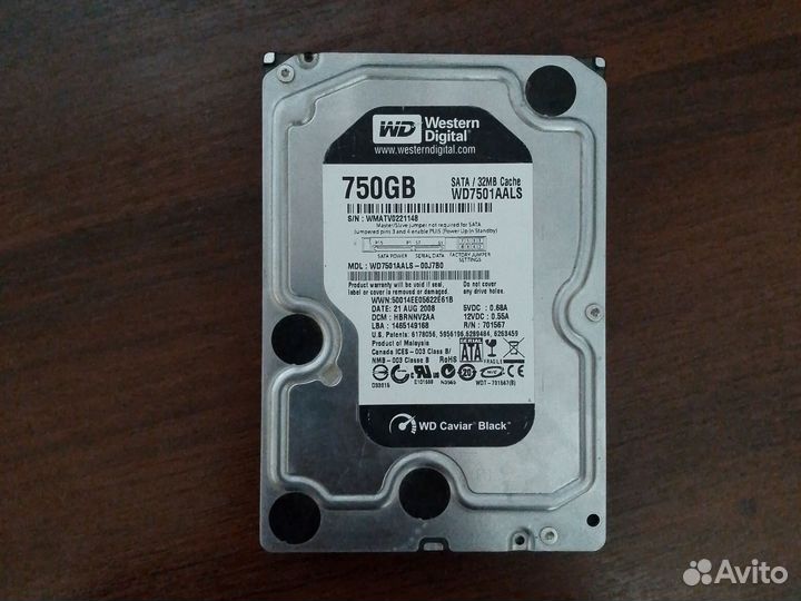 HDD 3.5 750Gb