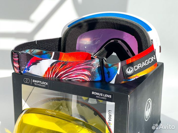 Горнолыжные очки Dragon X2s Hotduck Lumalens