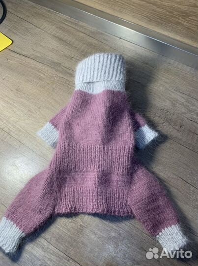 Комбинезон теплый шерстяной для мини собак