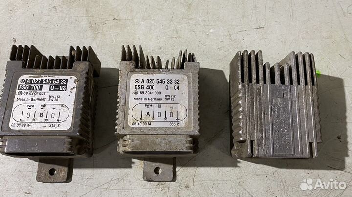 Блок управления вентилятором Mercedes Benz W210