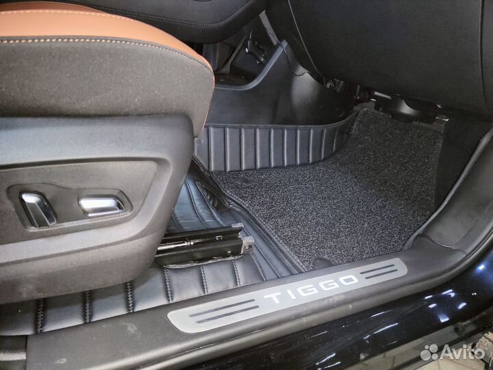 3D коврики из экокожи премиум