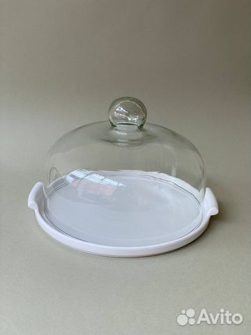 Хлебница с крышкой - стекло