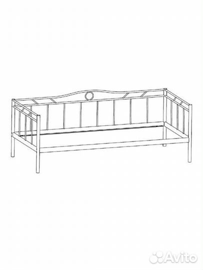 Кушетка икеа рамста размер: 210х97 см, белый