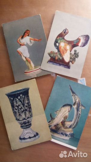Народные промыслы.16 открыток.1953 год