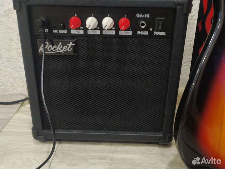 Электро гитара с комбиком