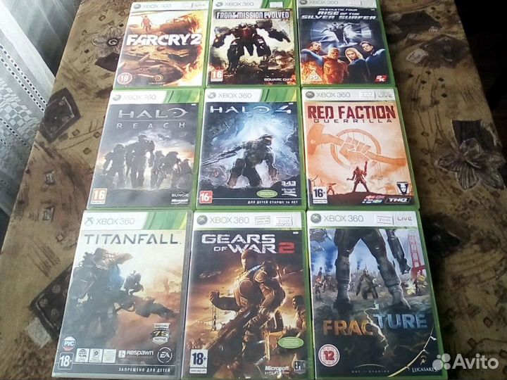 Диски на Xbox 360(лицензия) скидки