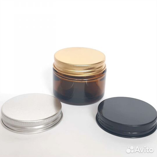 Янтарные баночки 50 мл