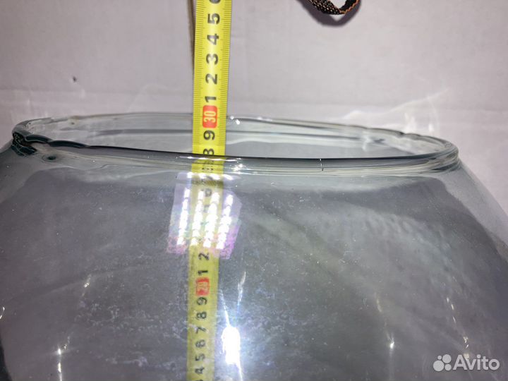 Аквариум 20л. круглый на подставке СССР