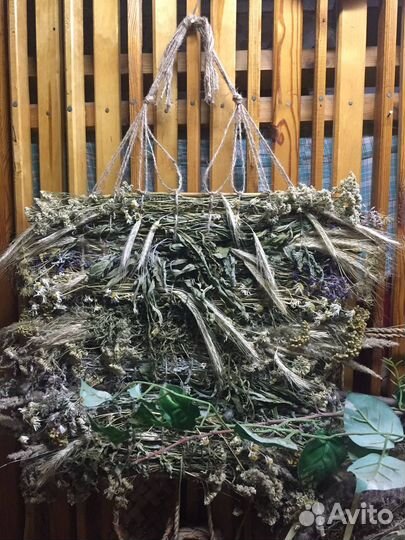 Травяные холсты для бани