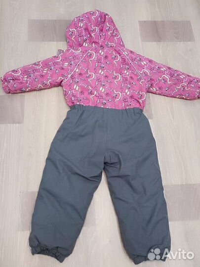 Зимний комбинезон для девочки 110 +6см LappiKids