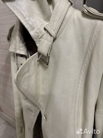 Пальто кожа