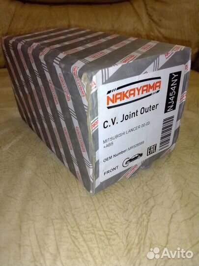 Шрус внешний 25/23 зубьев mitsubishi lancer cedia