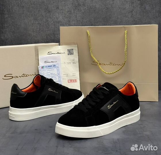 Кеды зимние мужские santoni