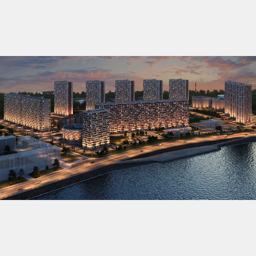 2-к. квартира, 52,6 м², 7/25 эт.