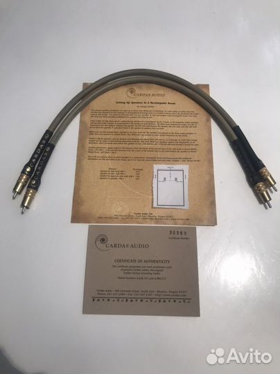 Межблочный кабель Cardas neutral ref. 0,5m rca