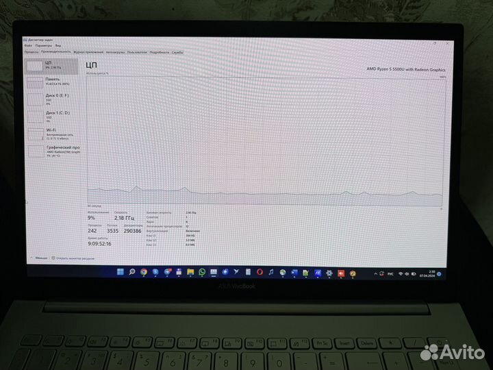 Ноутбук asus VivoBook 15 oled