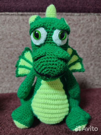 Вязаные игрушки дракон