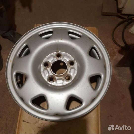 Диски стальные J15х6JJ серебристые