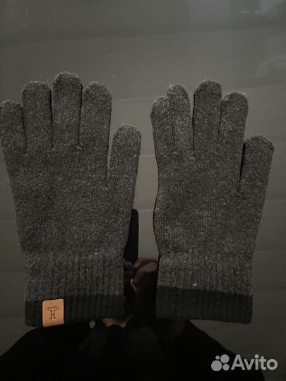 Перчатки мужские полушерстяные