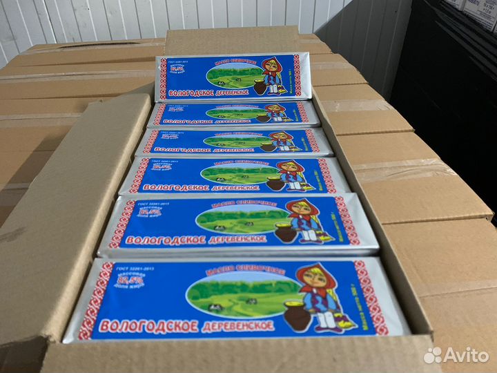 Масло Вологодское Деревенское 500г