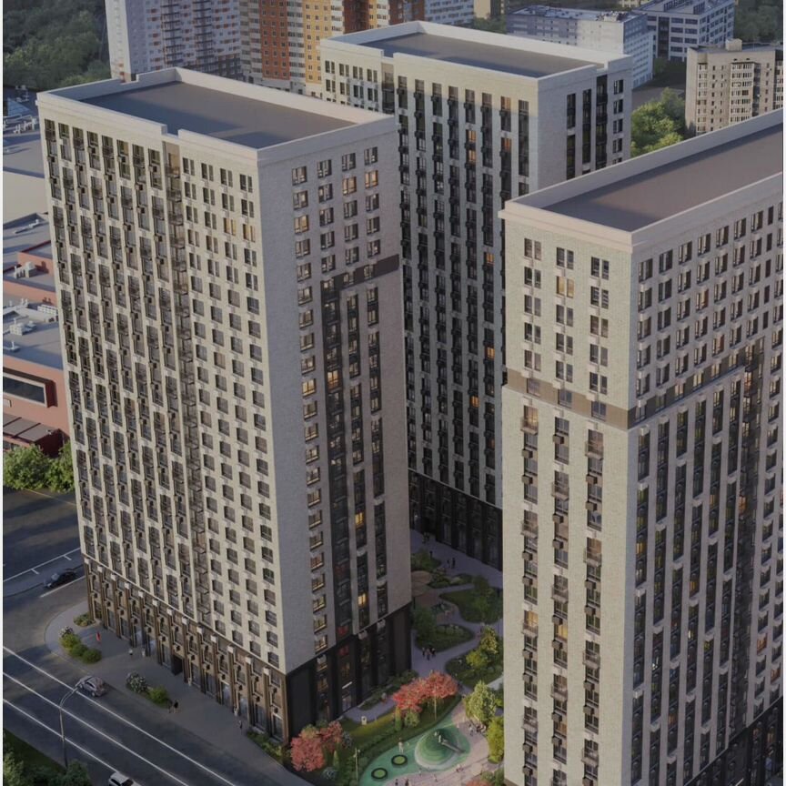 3-к. квартира, 60,8 м², 19/25 эт.