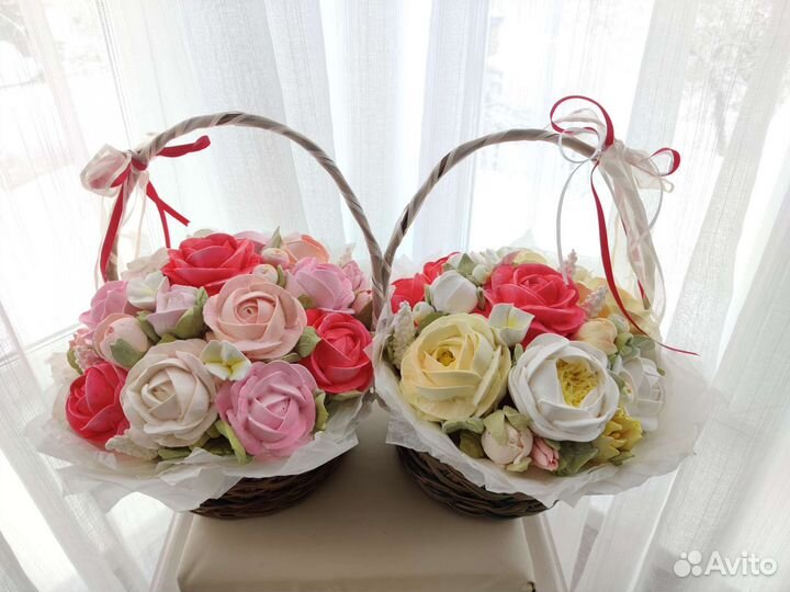 Зефирный букет.подарок на 8марта. Цветы букет