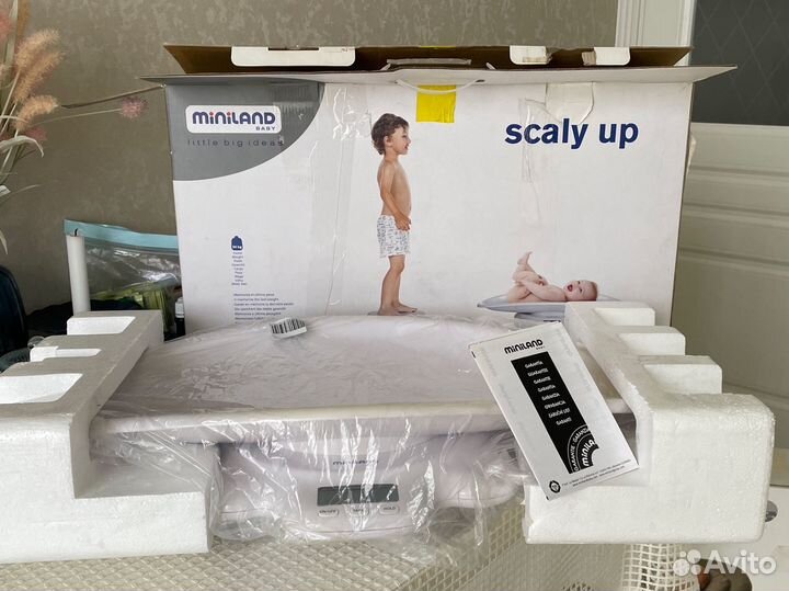 Весы детские miniland baby scaly up