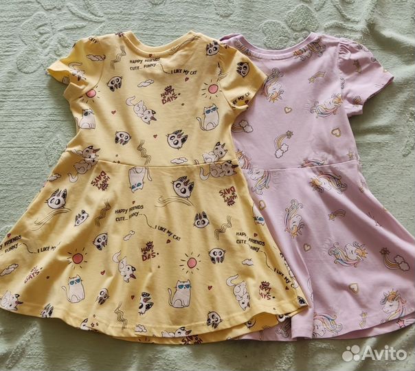 Платье летнее для девочки 86 и 92 размер