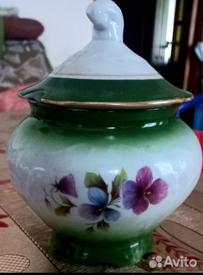 Чайное трио Голубые цветы