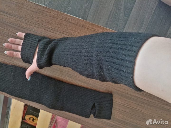 Митенки вязаные женские б/у