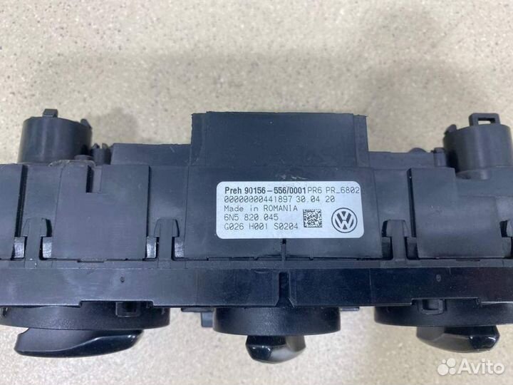 Блок управления отопителем Volkswagen Polo (RUS) 2