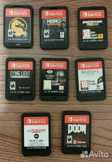 Картриджи для Nintendo switch