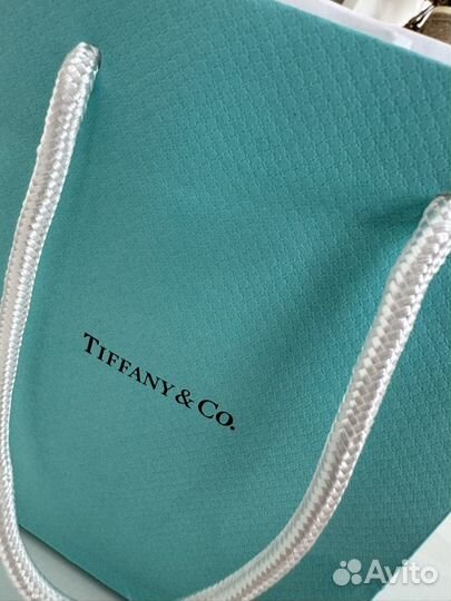 Браслет Tiffany берюзовое сердце оригинал