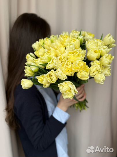 Пионовидные тюльпаны с собственной теплицы