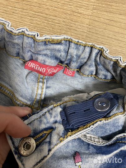 Джинсы для девочки 110-116