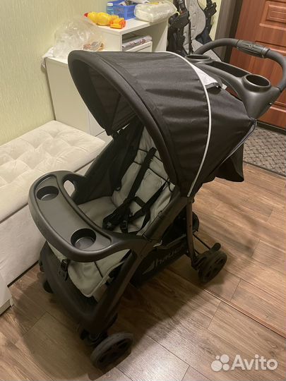 Коляска Hauck Shopper Neo II caviar/silver