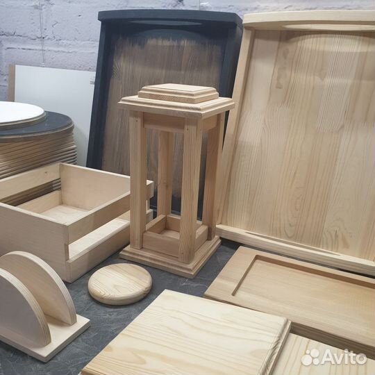 Деревянные заготовки, подносы, менажницы, борды
